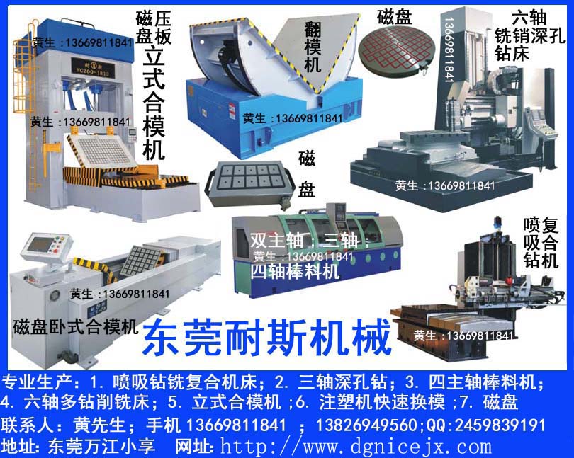 120T合模機有多大？東莞耐斯合模機歡迎你的咨詢！黃生13669811841